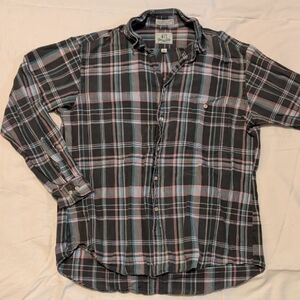 Women's Plaid Shirt - Black, Blue, Pink